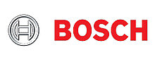 BOSCH Logo mit rotem Schriftzug und Symbol für Haushaltsgeräte